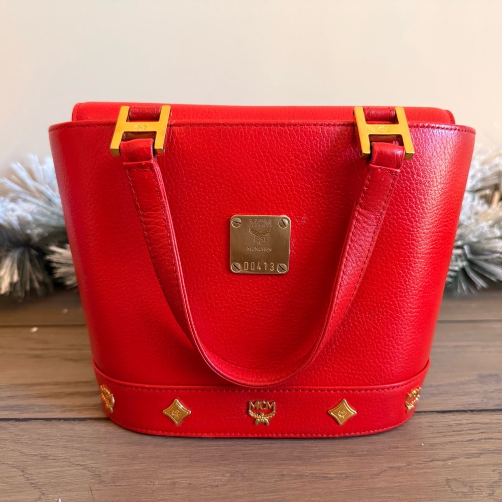 MCM Top Handle Mini Berlin Bag